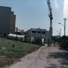 Az új megyei könyvtár építése, 1987